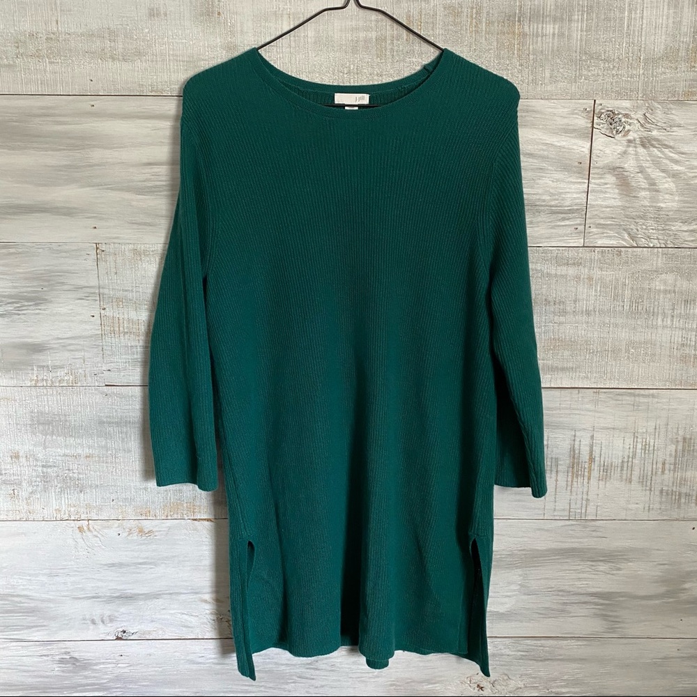 J. Jill Green Sweater M Petite
